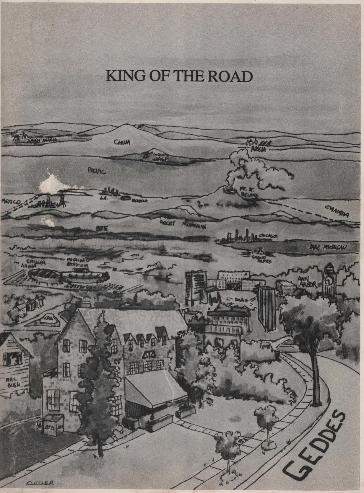 Illustrated map by Doug Cutler